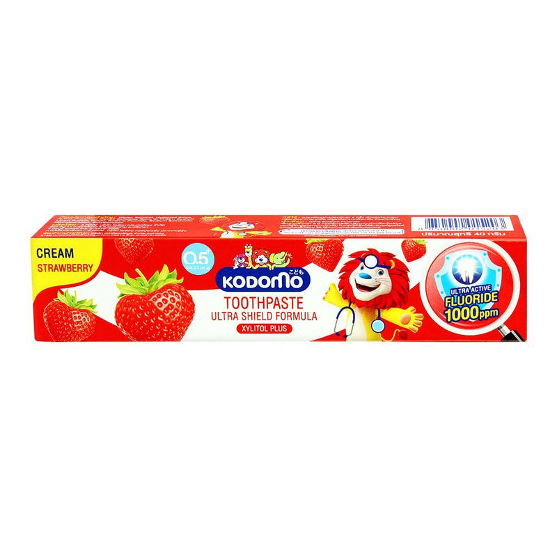 Kodomo Ultra Shield Cream Toothpaste 40g -Strawberry