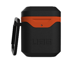 UAG Hard Case for Apple AirPods Gen 1/2 (Black/Orange