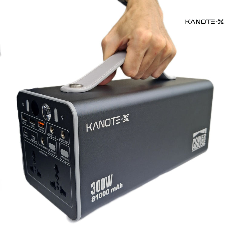 Kanote X Power Station 300W- Buy 1 Get C2C cabel and Laptop connerctor