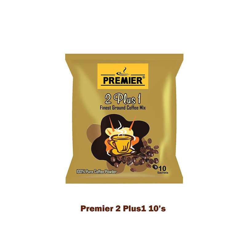 premier 2+1 Ground Coffee  200g * 10 Sachet