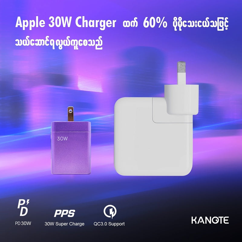 Kanote Power Charge 30W PD Charger