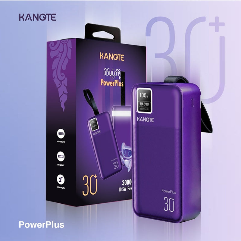 Kanote X Power Plus 30000mAh, 10K Powerbank