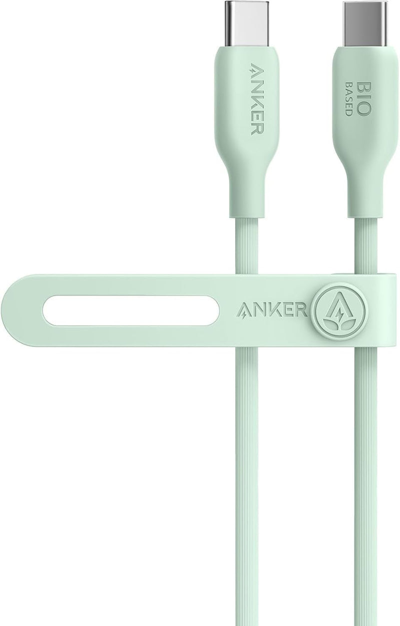 Anker 543 BIO USB-C to USB-C Cable, 0.9m, Green