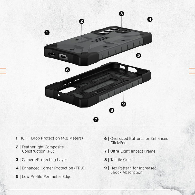 Samsung S22 /Galaxy Flounder Pathfinder UAG (silver