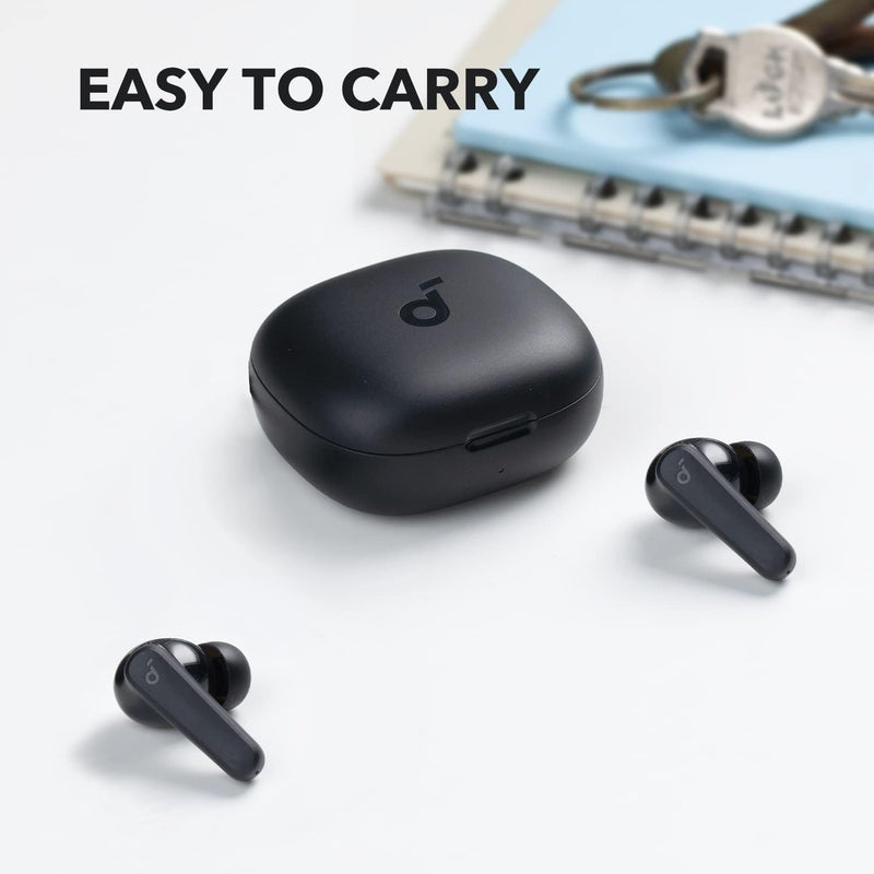 Soundcore By Anker R50i True Wireless Earbuds Soundcore By Anker R50i True Wireless Earbuds, 2 Mics for AI Clear Calls, Big 10mm Drivers,22 Preset EQ (Black)