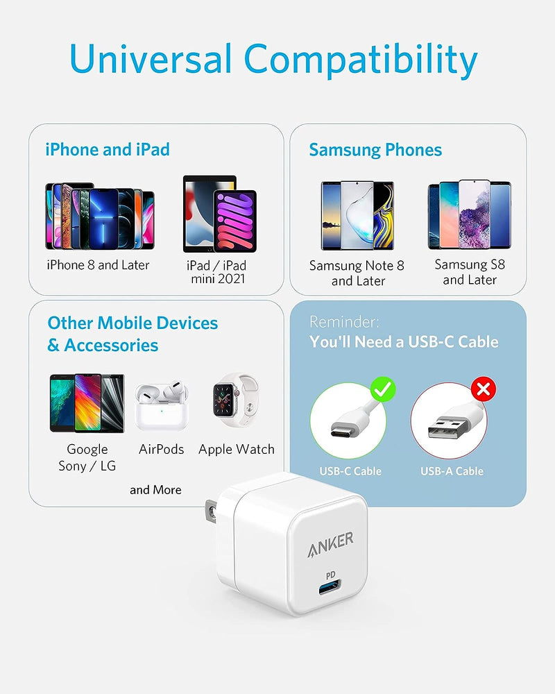 Anker PowerPort III 20w Cube For Iphone