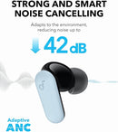 Soundcore R50i NC by Anker Noise Cancelling Earbuds, Strong and Smart Noise Cancelling, Powerful Bass
