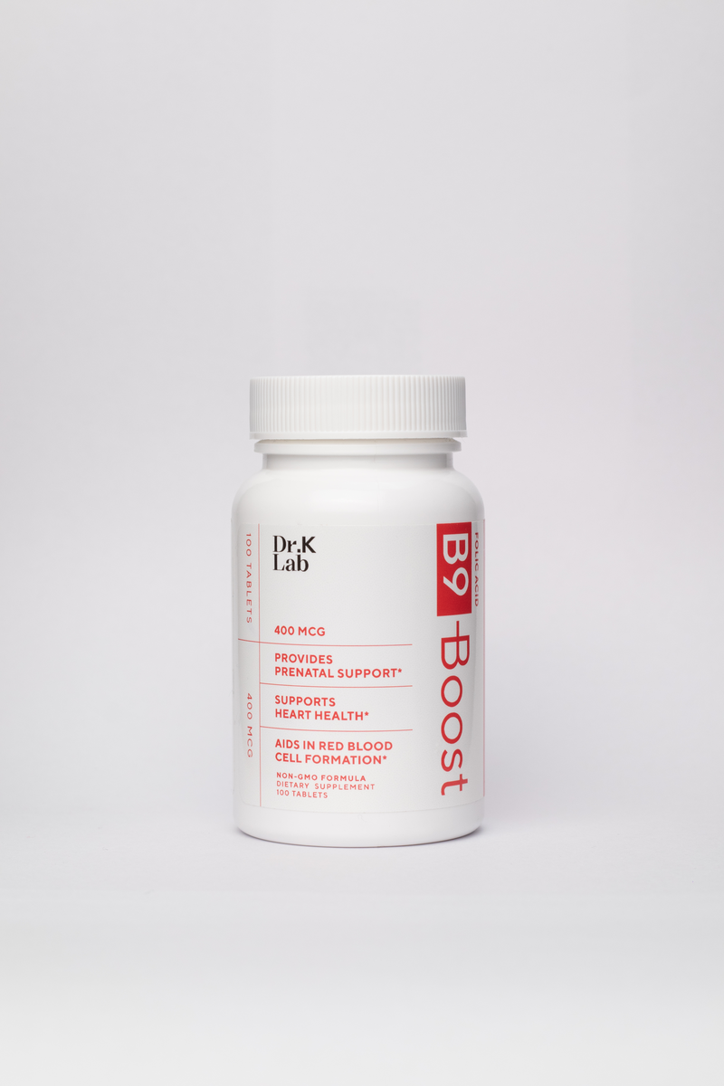 Dr.K Lab B9 Boost Folic acid 400mcg 100 Tablets