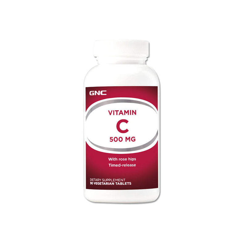 GNC Vitamin C 500mg  Rose Hips 90 Tablets