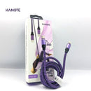 Kanote X Aluminium  Alloy Black & Purple Nylon Jacket Type C To Lightning (20W)