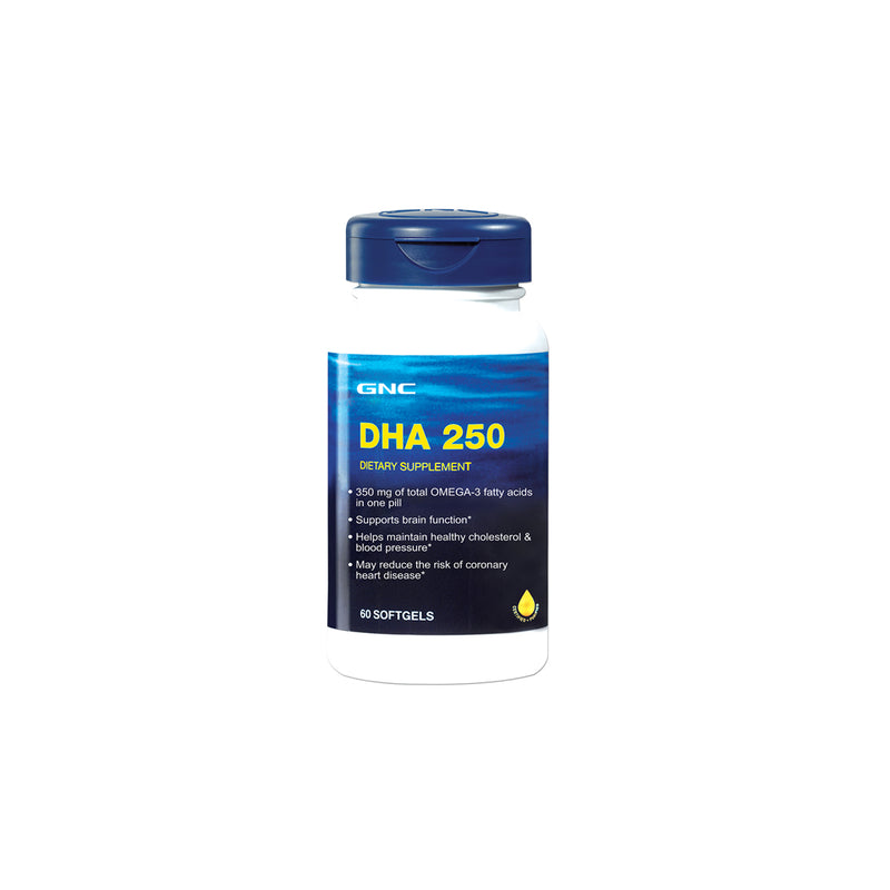 GNC DHA 250mg 60 Softgels