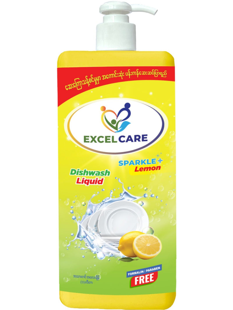 Excel Care Dish Washing Liquid Lemon 1L