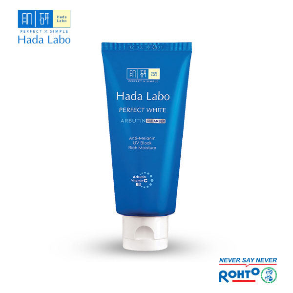 HADA LABO PERFECT WHITE ARBUTIN CLEANSER 80G