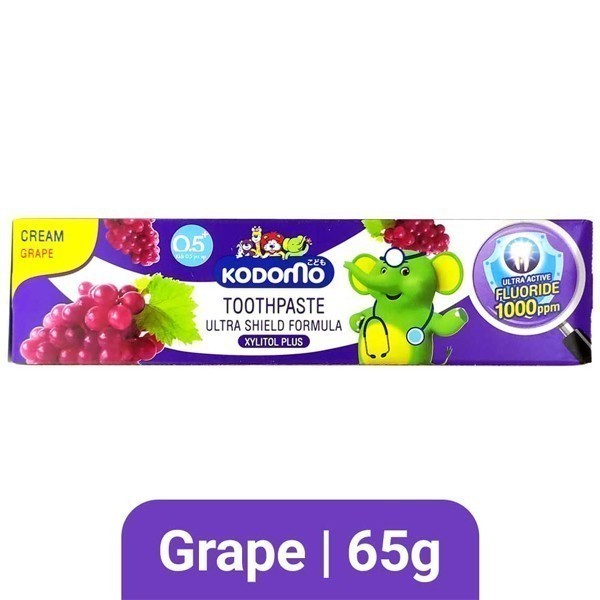 Kodomo Ultra Shield Cream Toothpaste 65g - Grape