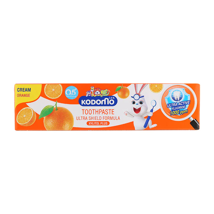 Kodomo Ultra Shield Toothpaste Cream 65g  - Orange