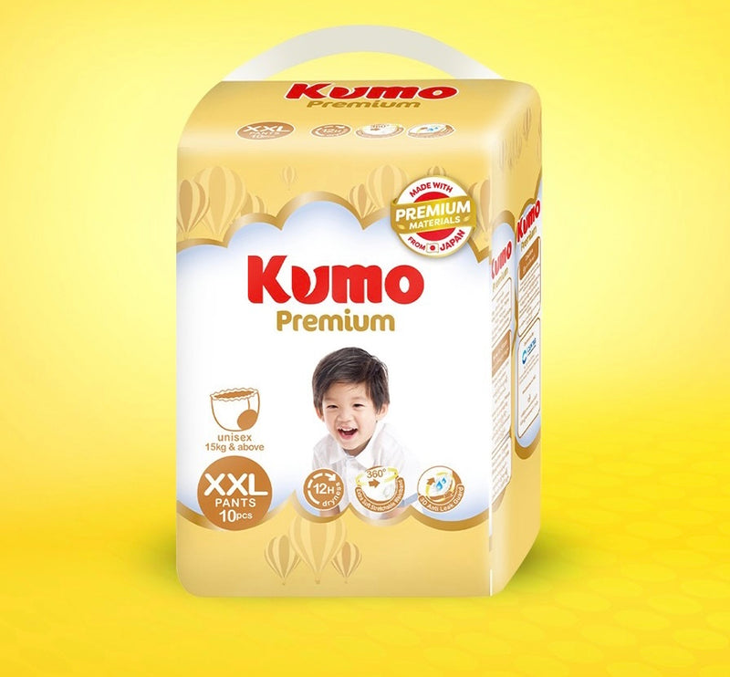 KUMO Premium XXL Pants- (1 Pack x 10Pcs)--(Buy 2 Pack Get 1 Kumo Water Bottle)