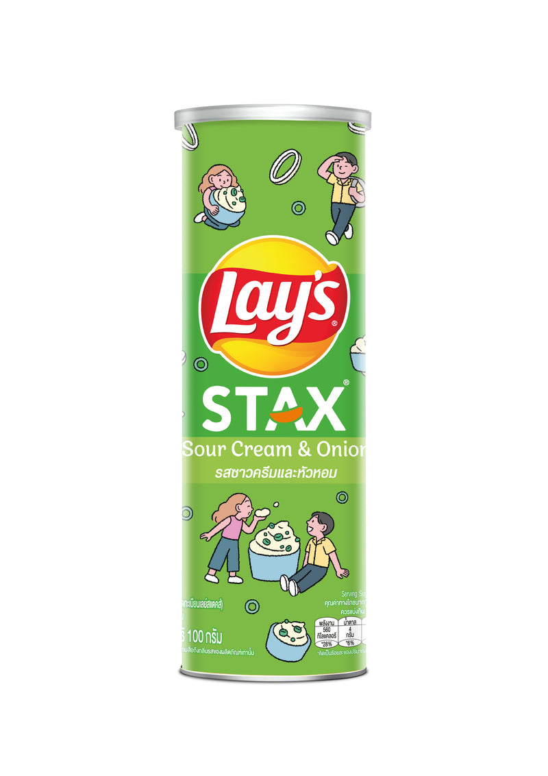 Lays Stax Sour Cream & Onion 100g