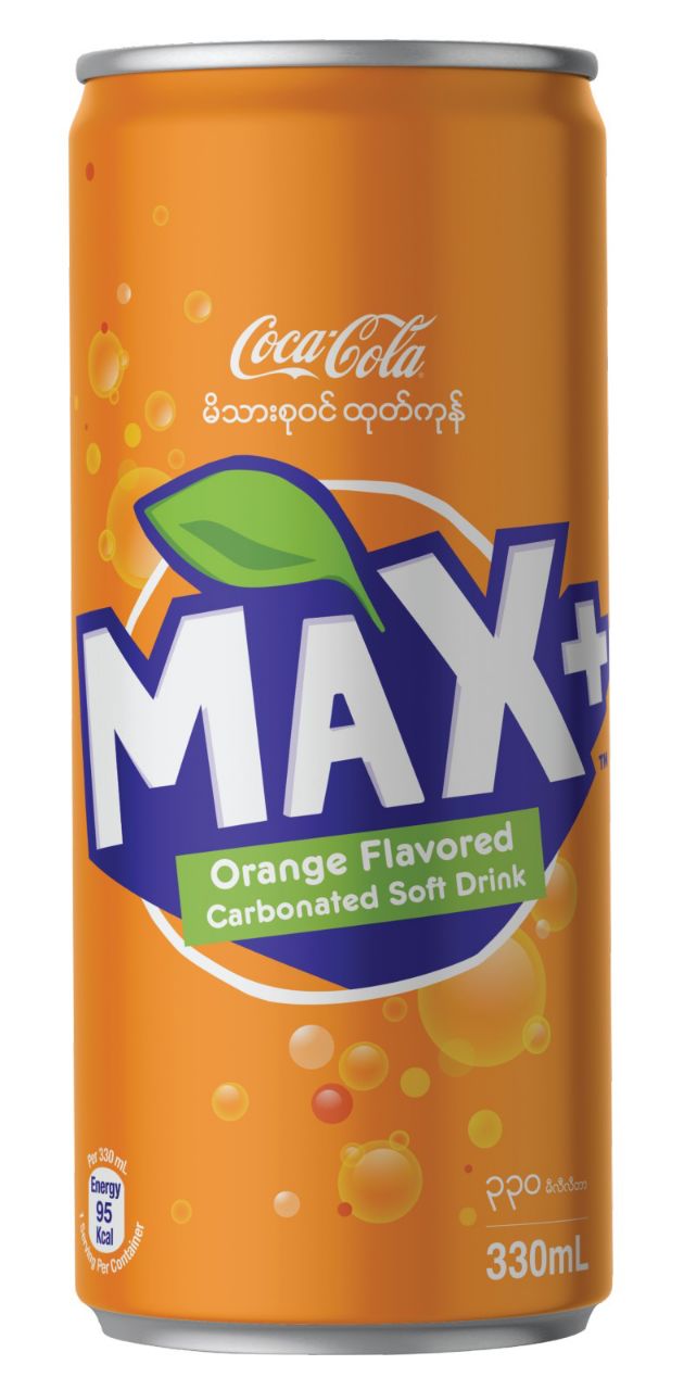 Max Plus Orange Can 330 ML