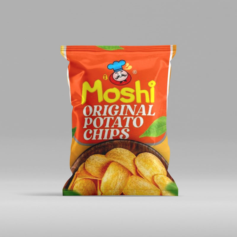 Moshi Potato Chips Original 38g * 10Pcs