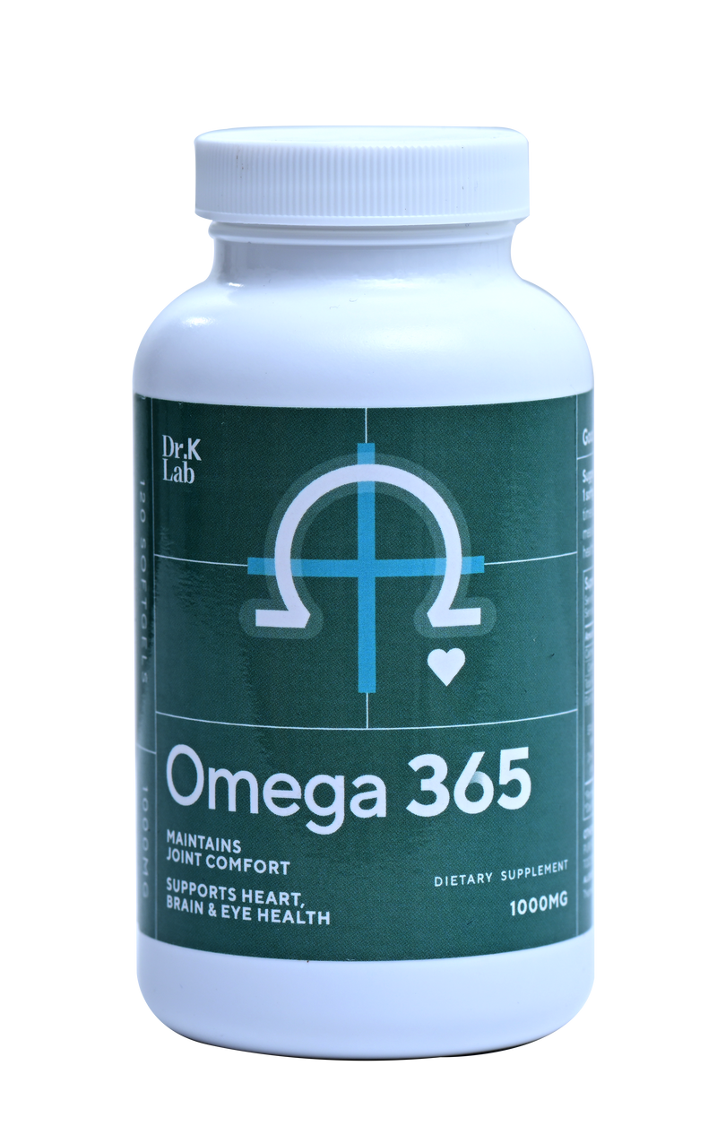 Dr.K Lab Omega 365 EPA/DHA Fish Oil1000mg, 120 Softgels