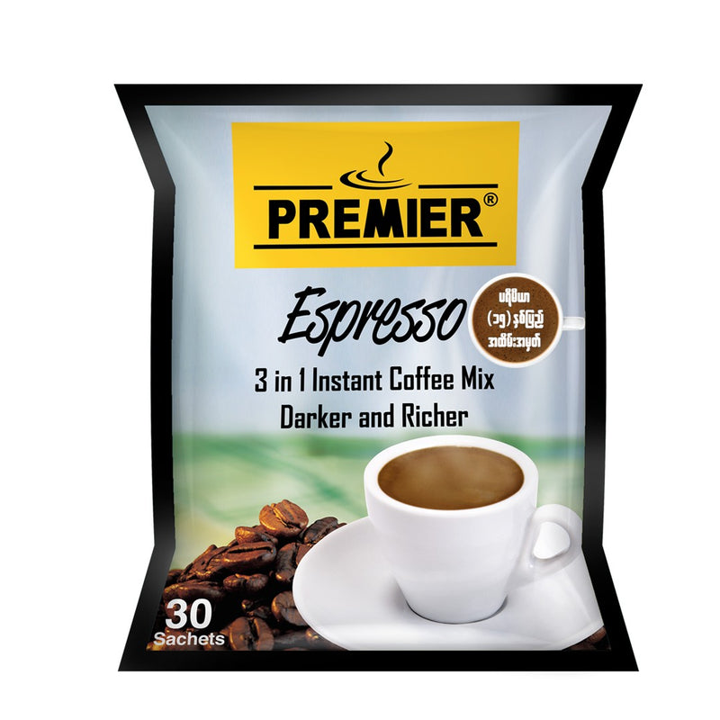 Premier Espresso 30 Sachet- (Buy 2 Pkt Get 1 Premier Mug)