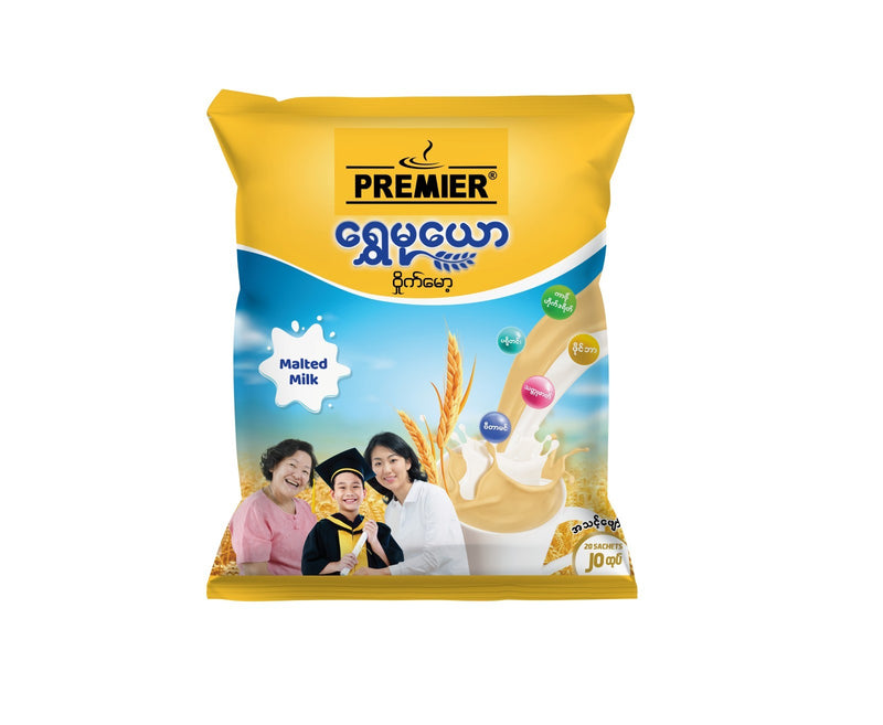 Premier Shwe Mu Yaw Malted Milk(20g*20 Sachets)