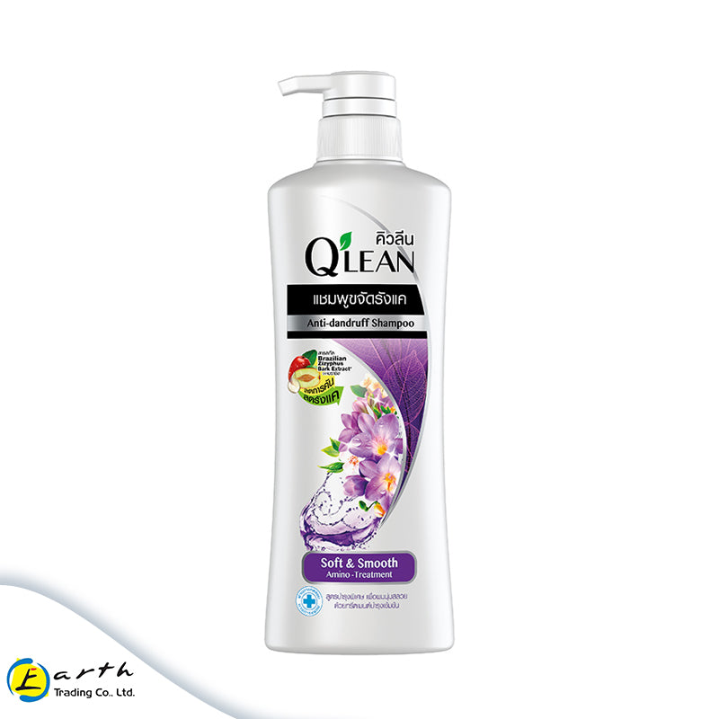 Q' lean Anti Dandruff Shampoo 340ml (Soft & Smooth)