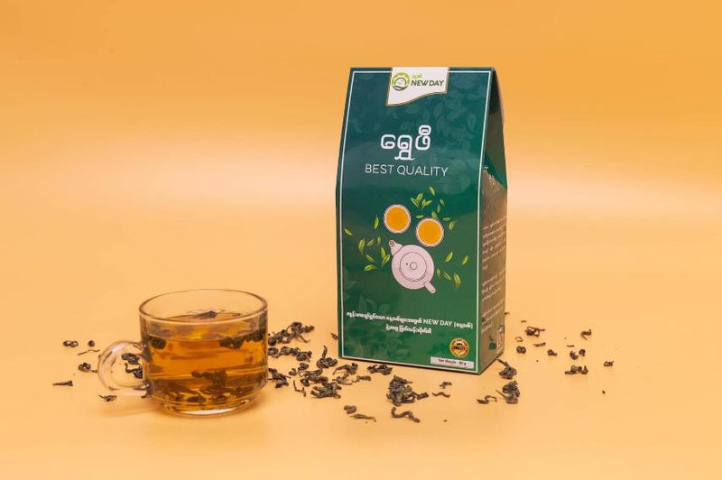 NEW DAY Shwe Phe 80g -Organic Tea Leaf- Buy 1 Save 300Ks