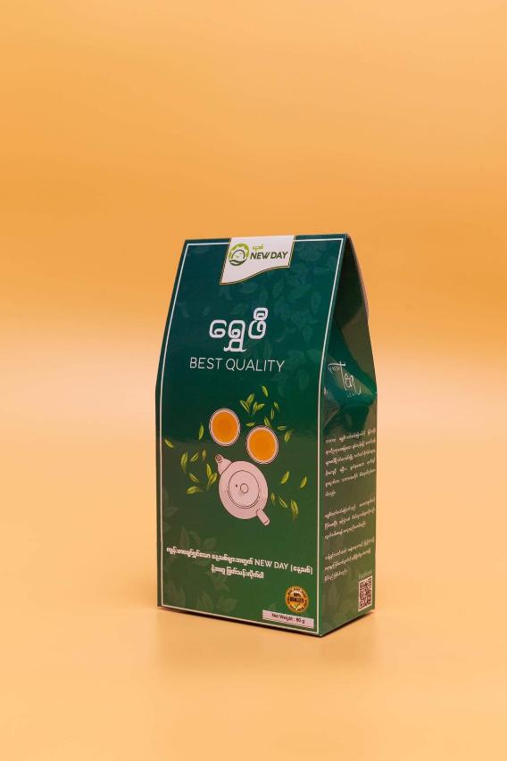 NEW DAY Shwe Phe 80g -Organic Tea Leaf- Buy 1 Save 300Ks