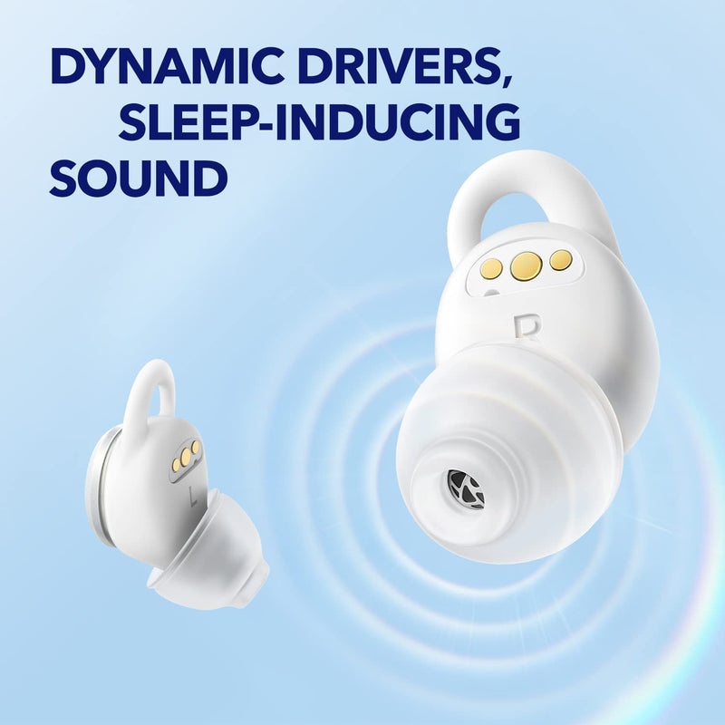 Soundcore by Anker, Sleep A10 Bluetooth Sleep Earbuds, Noise Blocking Earbuds