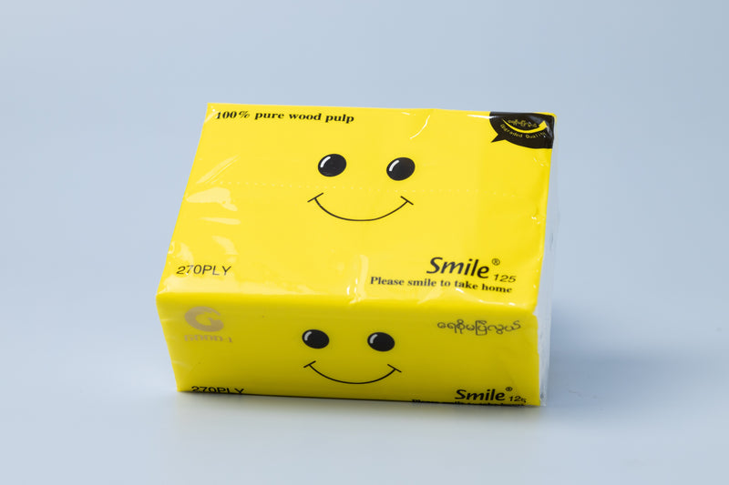 Smile Facial Tissue 3Ply 270Sheets 10PCS