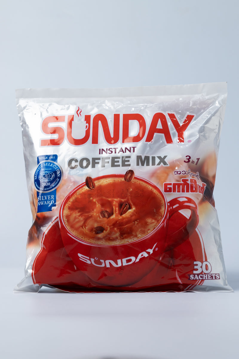 Sunday 3 in 1 Instant CoffeeMix- 30Sachets-750G