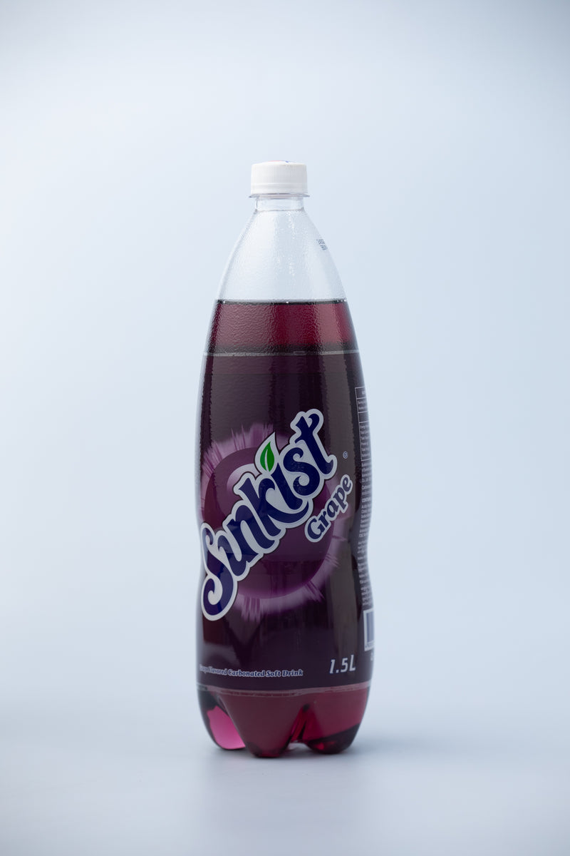 Sunkist Grape Carbonated Soft Drink 1.5L