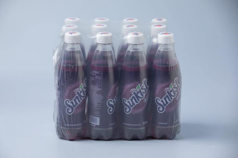 Sunkist Grape Carbonated Soft Drink 350ml