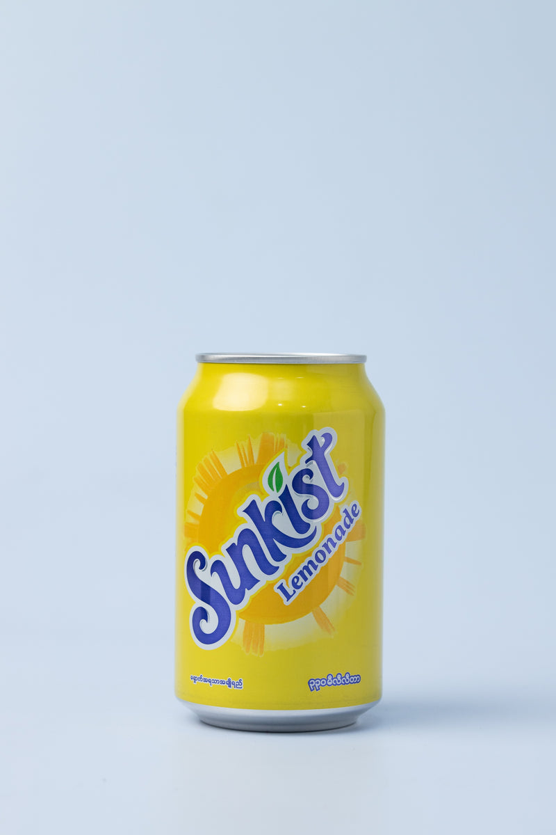 Sunkist Lemonade Carbonated Soft Drink Can 330ML