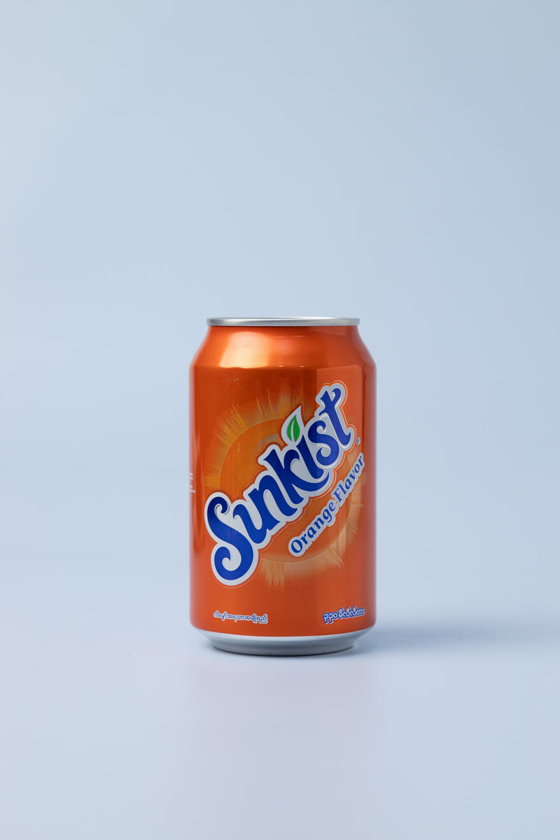 Sunkist Orange Carbonated Soft Drink Can 330ML