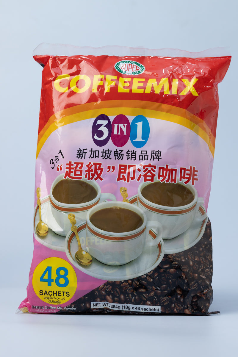 Super Coffeemix 3 in 1 Instant Coffee 48Sachets-864G