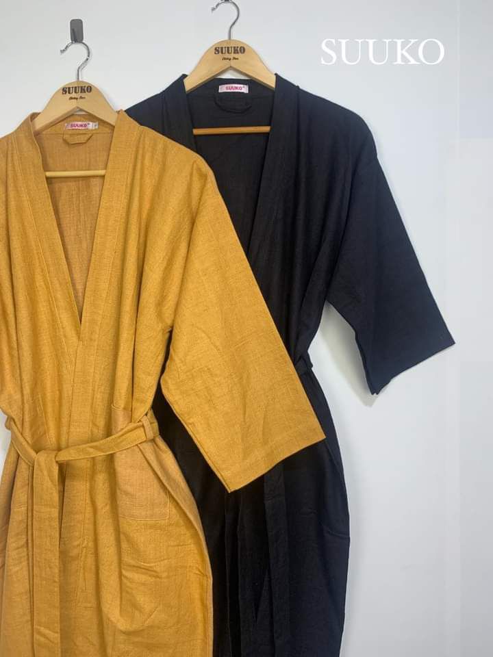 SUUKO Bathrobe Cloth (Black Color)