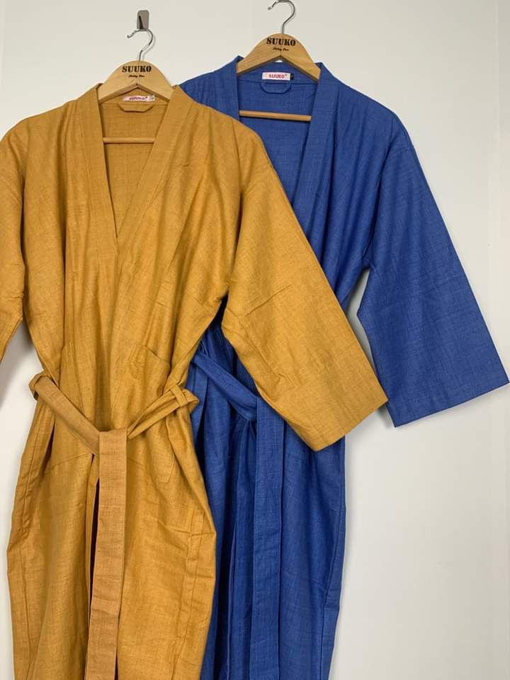 SUUKO Bathrobe Cloth (Wky Blue colour)