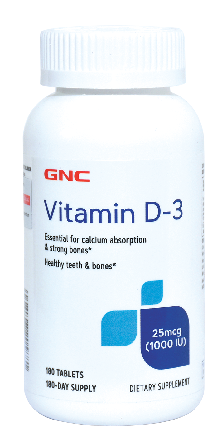 GNC  Vitamin D3 1000IU 180 Tablets