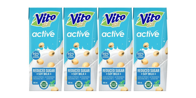 Vito Active Soy Milk (Reduced Sugar )200ml