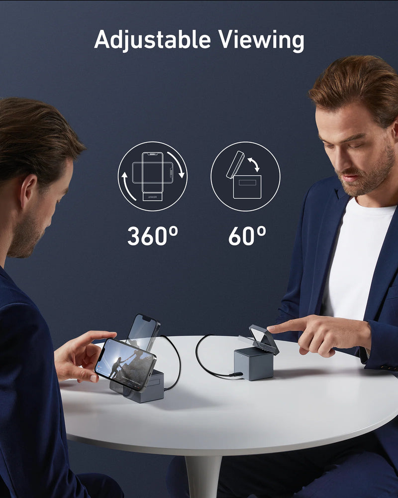 Anker MagSafe Charger Stand,Anker 3-in-1 Cube with Anker MagGo 3-in-1 Wireless Charging Station