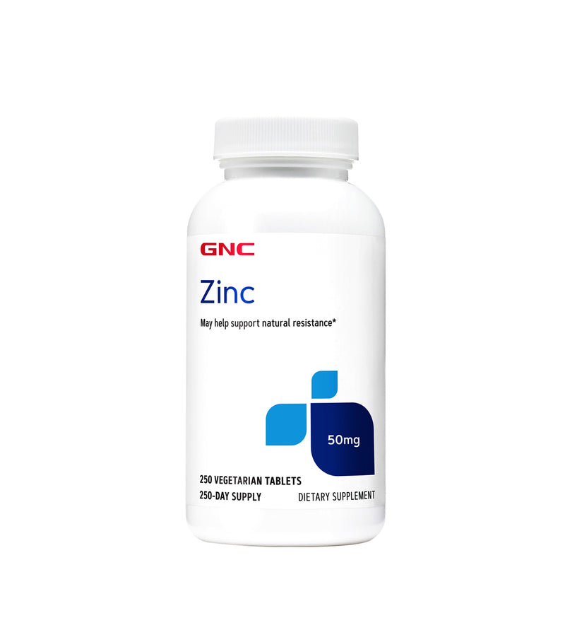 GNC Zinc 50mg 250 Tablets