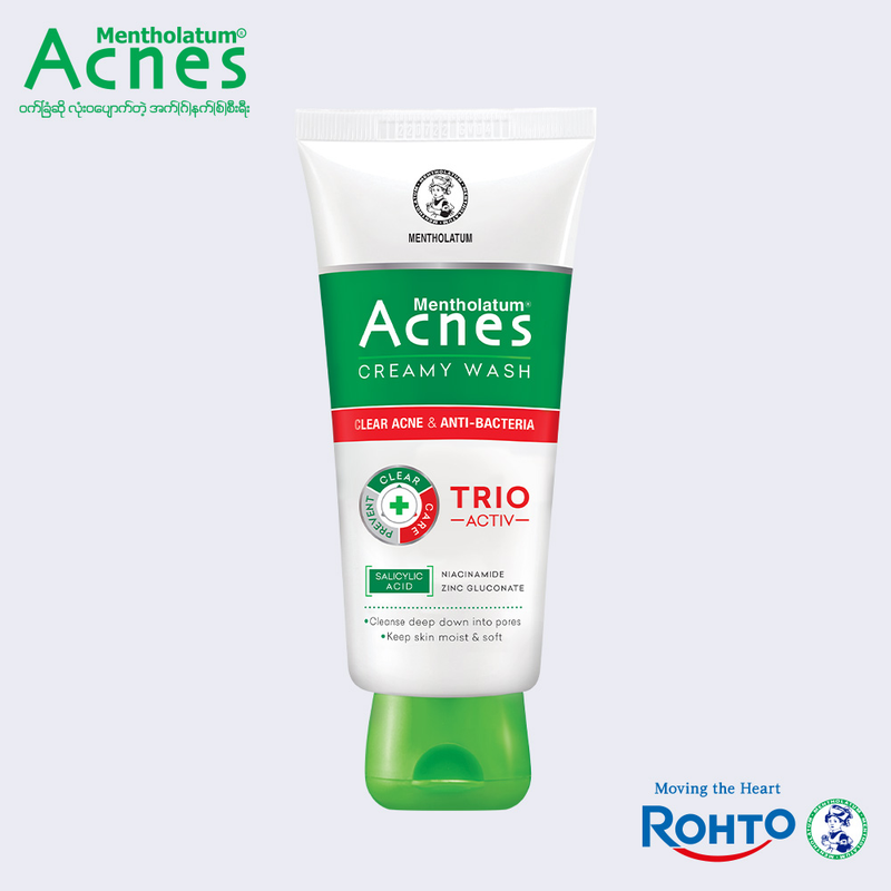 ACNES CREAMY WASH  100g (Trio Activ) 100ml