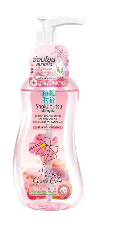 Shokubutsu Feminine Wash 150ml (Geltel Care Pink)