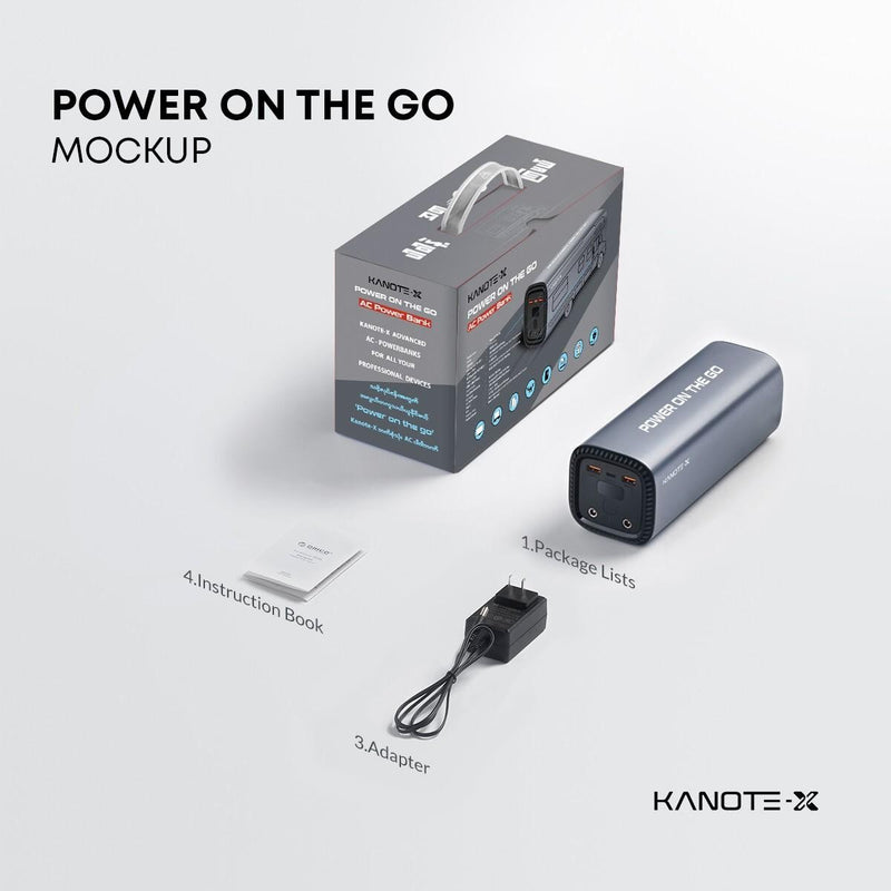 Kanote X Power On The Go 39000mAh 150w AC Powerbank  for Laptop/Macbook/ipad/ Iphone 15 promax/15pro/15/14promax/14pro/14/13promax/13pro/13/12promax/12/12pro/11promax/Redmi/Samsung/oppo/vivo and more ….