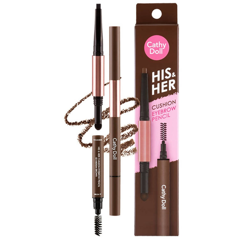 CATHY DOLL HIS & HER CUSHION EYEBROW PENCIL 0.16G+0.4G