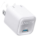 Anker 511 Charger (Nano 3 White) USB C GaN Charger 30W PIQ 3.0 Foldable PPS Fast Charger for iPhone 14/14 Pro/14 Pro Max/13 Pro/13 Pro Max,12series,Galaxy,iPad (Cable Not Included)