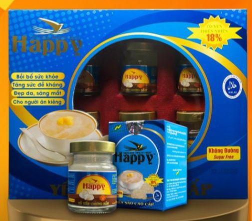 Happy Bird -Nest (18% -70ml sugar free Gift Set 1x 6 pcs