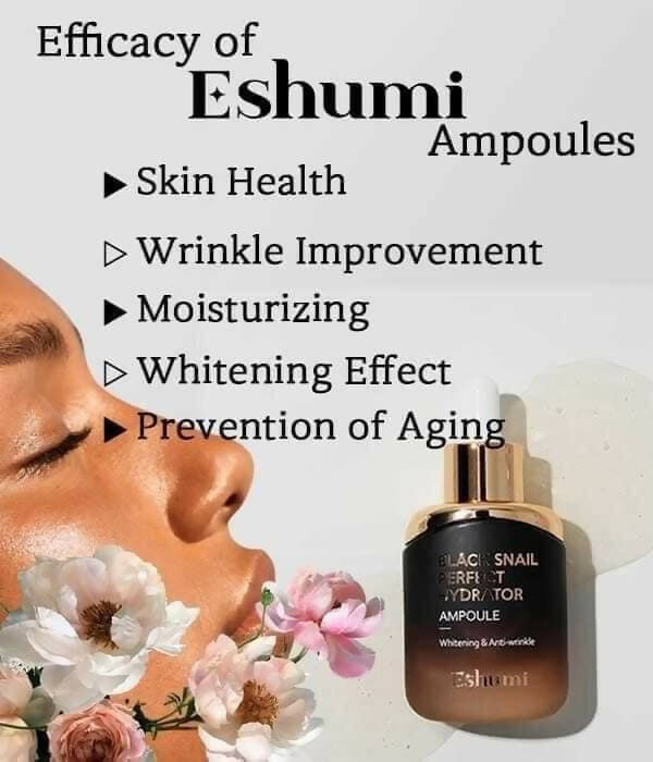 Eshumi black snail ampoule 35ml